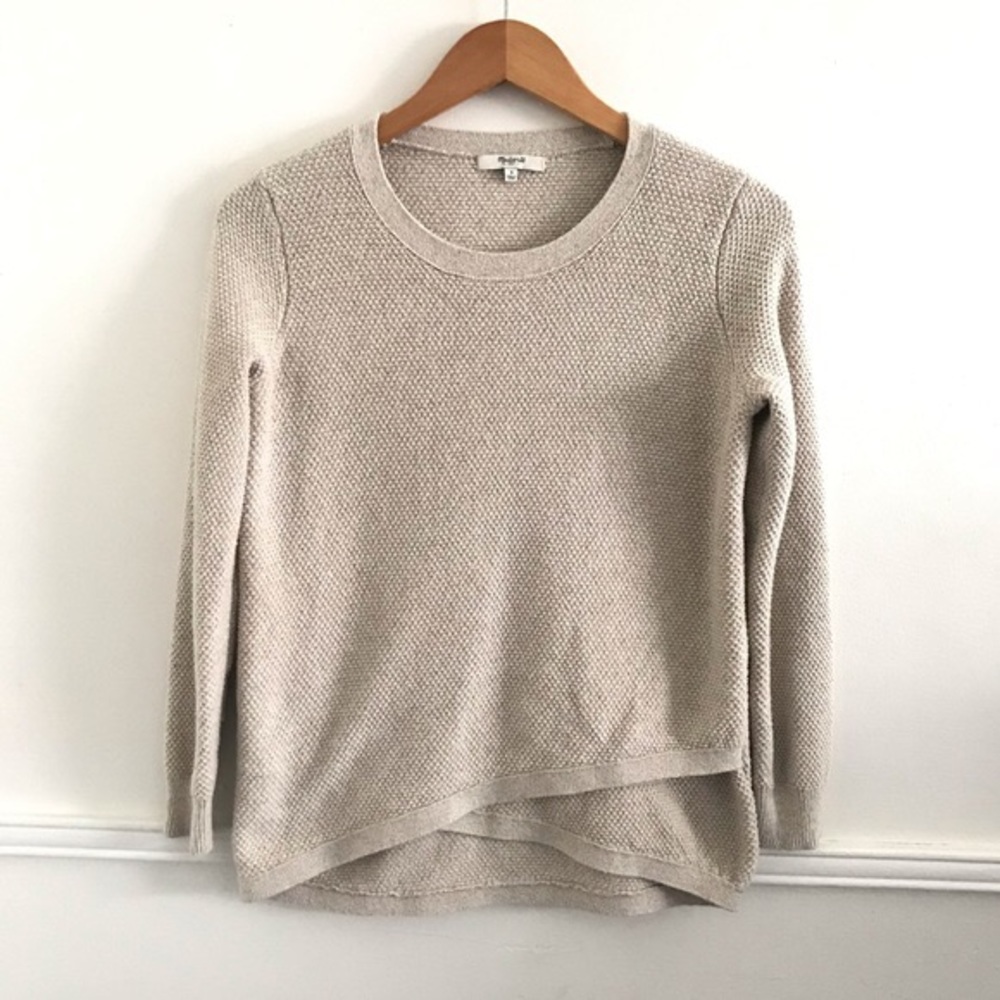 Madewell Thermal Asymmetrical Sweater
